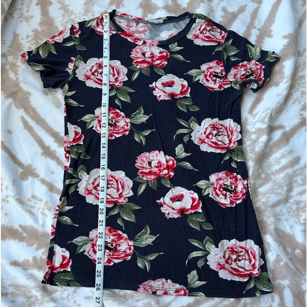 Blue Floral Tee